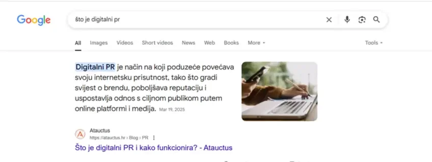 Ključna riječ što je digitalni pr