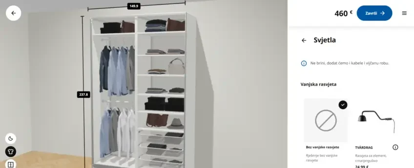 Ikea ormar cross-selling 